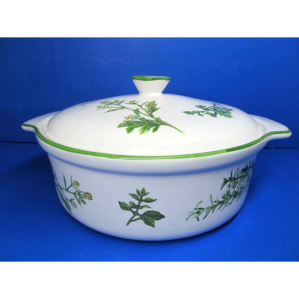 Andrea By Sadek Japan Herbs De Provence 9" Covered Casserole Dish